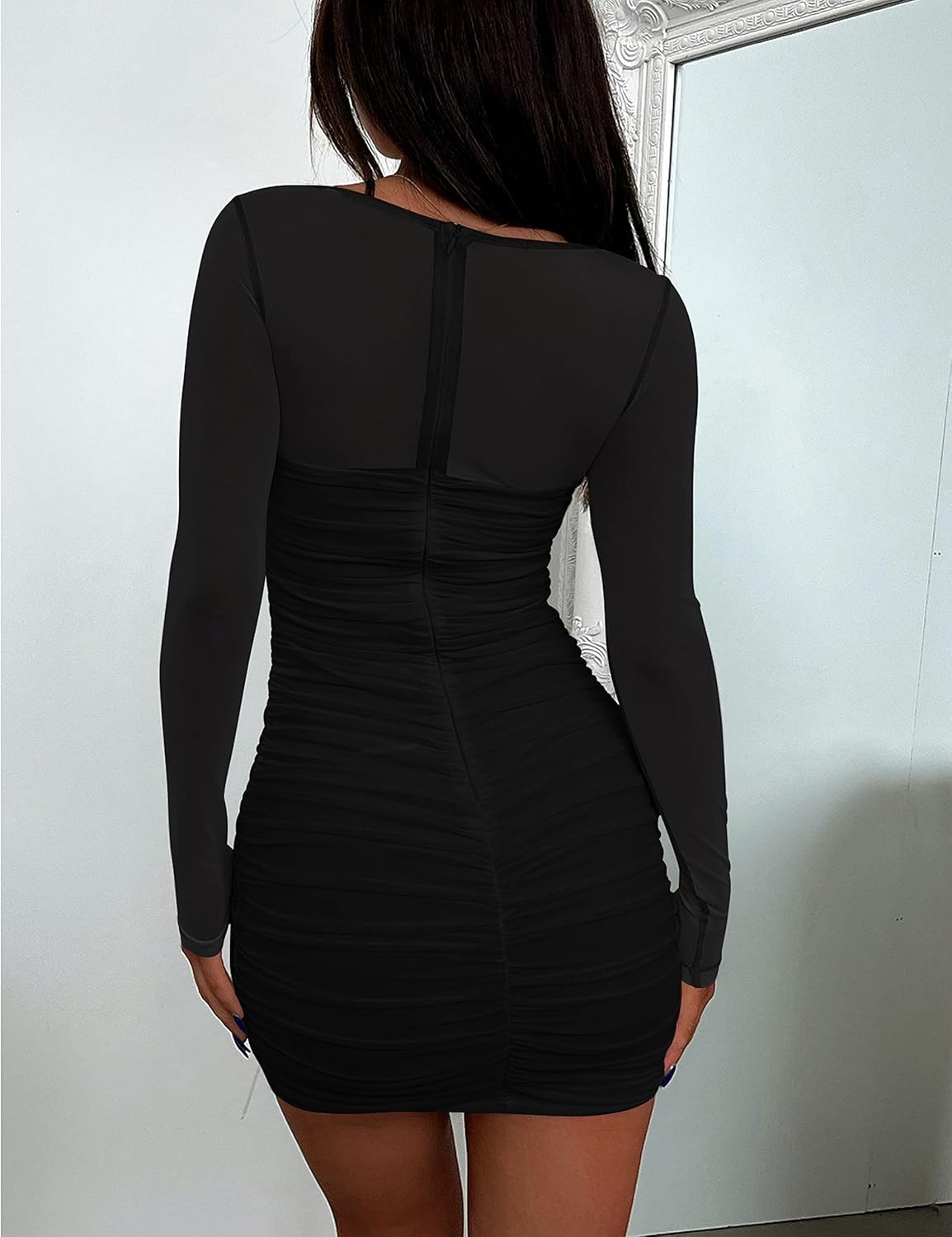 Chic Ruched Bodycon Mini Dress™