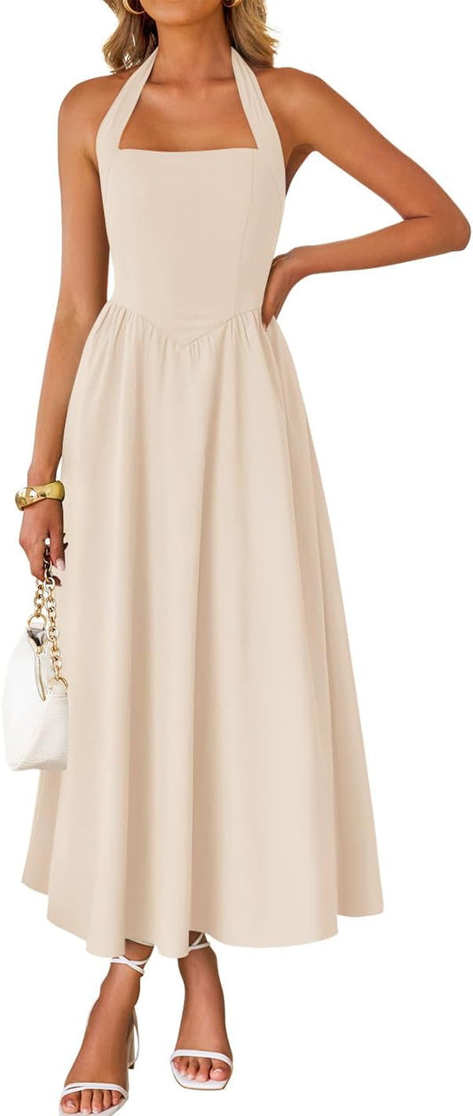 Effortless Elegance Midi Dress™